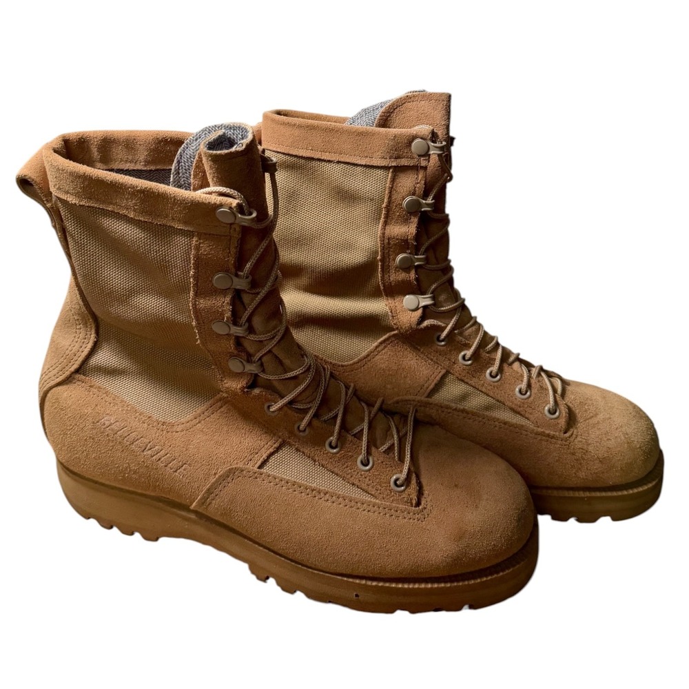Belleville 790a Gore Tex Waterproof Combat Boots Desert Tan Vibram 10 Wide Men's